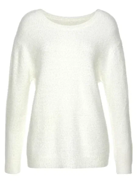 LASCANA Pulover alb