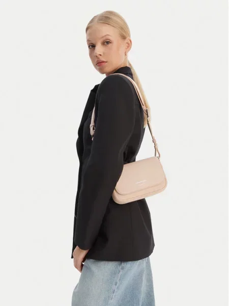 Geantă Emporio Armani Maro roz