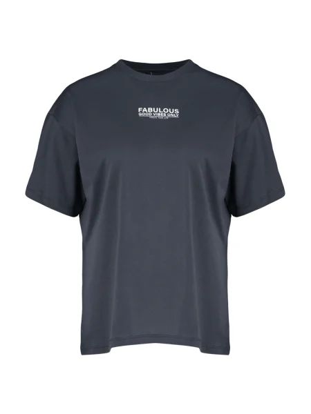 Trendyol Tricou gri metalic / verde pastel / roz pal alb