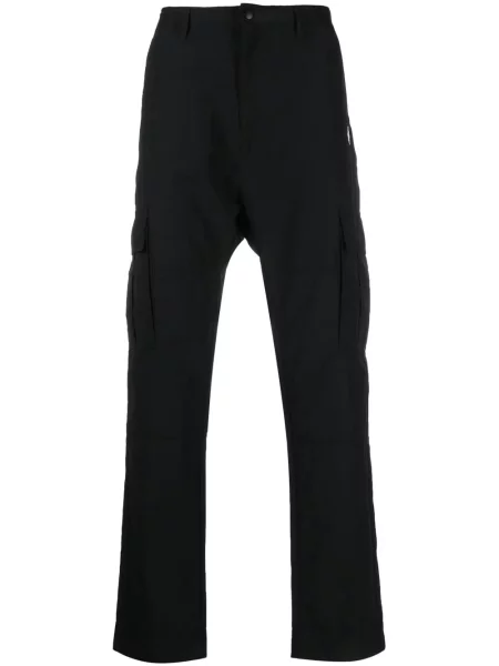 Pantaloni cargo Marcelo Burlon County Of Milan cu broderie negru