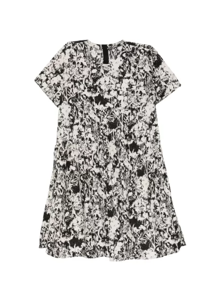 Rochie Jnby cu model floral cu imagine alb