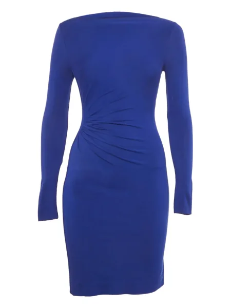 Rochie mini Dvf Diane Von Furstenberg plisată de costum albastru