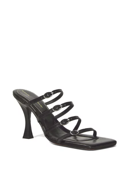 Sandale Proenza Schouler cu vârf pătrat negru