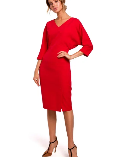 Sukienka midi Made Of Emotion czerwona