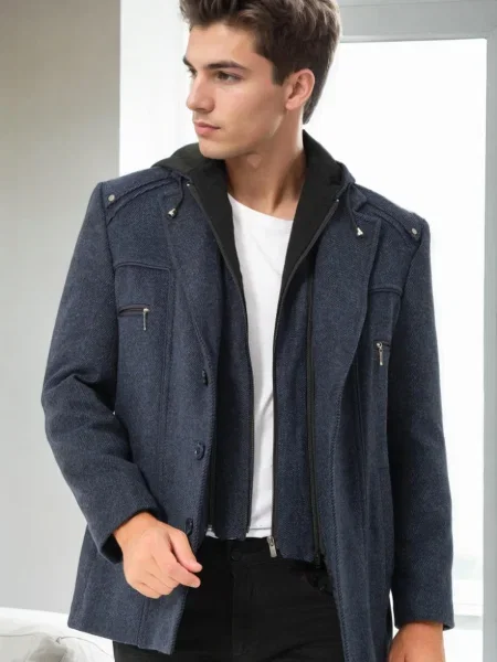 Kabát Dewberry modrý