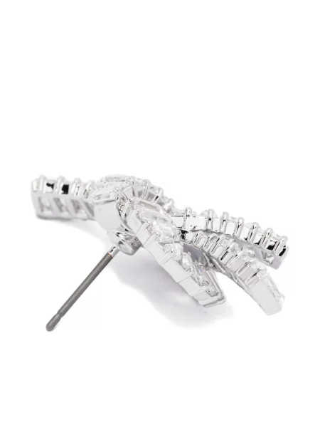 Cercei Swarovski argintiu