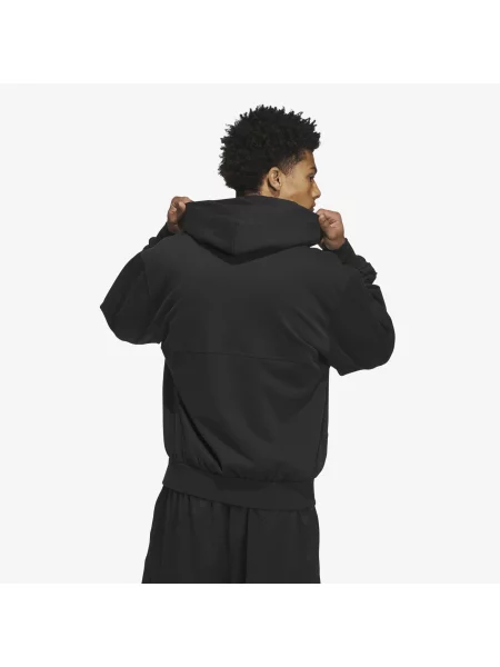 Суичър с цип Adidas Performance черно
