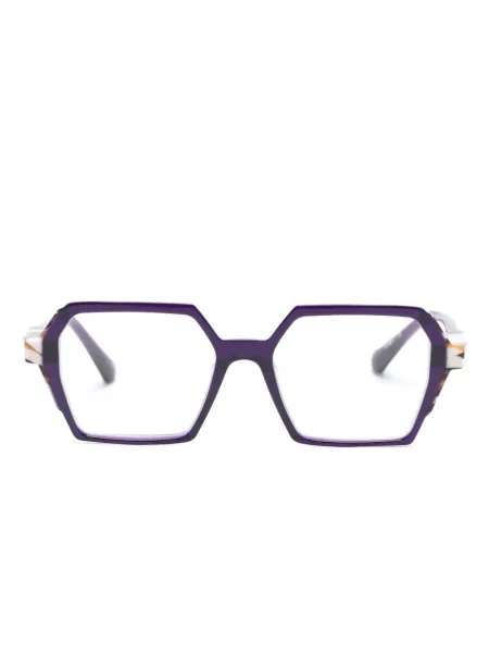 Ochelari de soare Etnia Barcelona cu imprimeu geometric violet