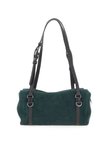 Geantă Gianni Chiarini din piele de căprioară verde