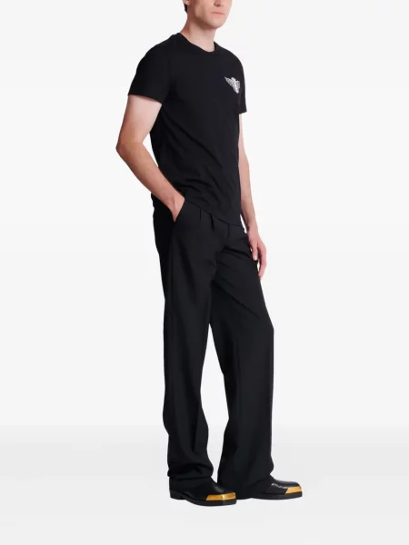 Tricou Balmain cu imagine negru
