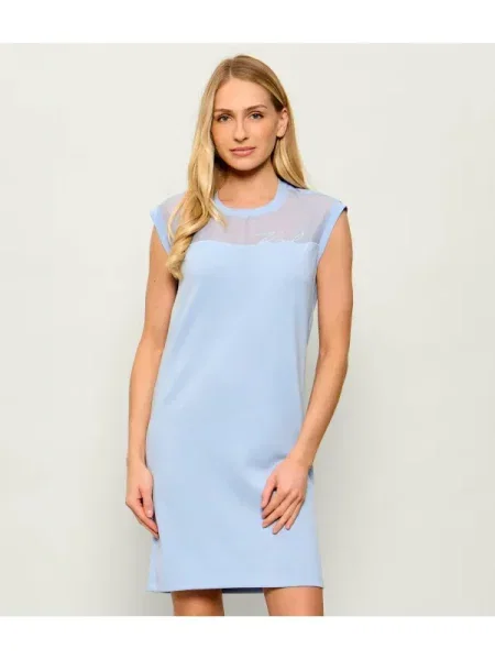 Karl Lagerfeld Rochie Signature albastru
