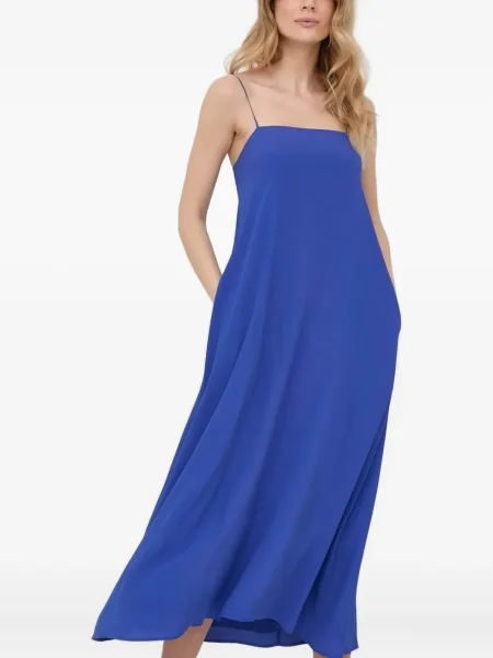 Sukienka midi Liviana Conti do kolan garniturowa niebieska