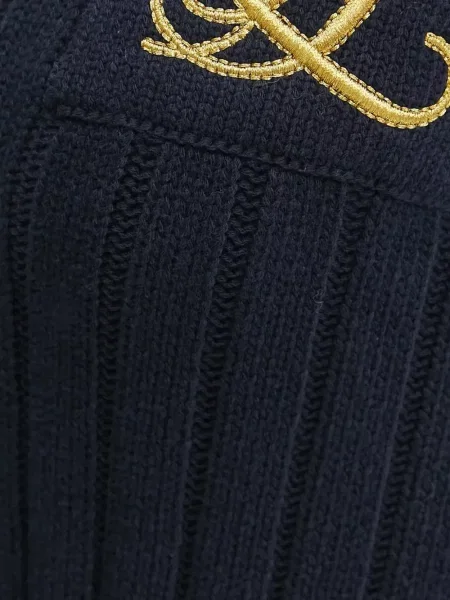 Pulover Luisa Spagnoli cu decolteu în V albastru