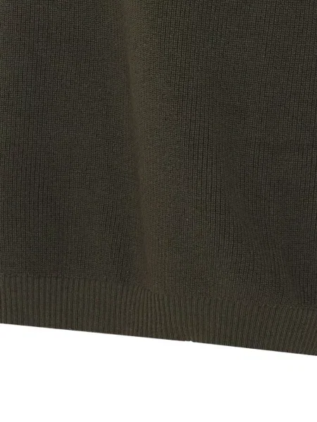 Pulover Jg1 cu decolteu în V verde