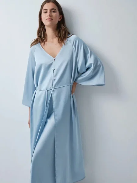 Women'secret халат дамски синьо