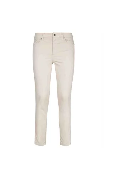 Jeansy skinny Armani Exchange beżowe
