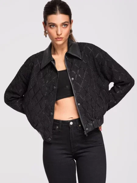 Bomber bunda LARICA černá