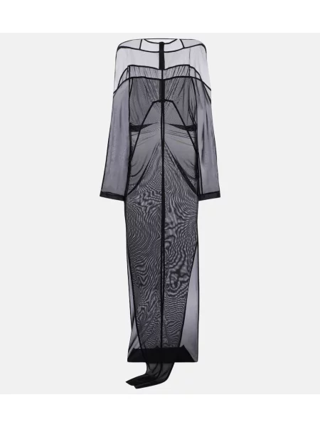 Rochie Rick Owens din șifon negru