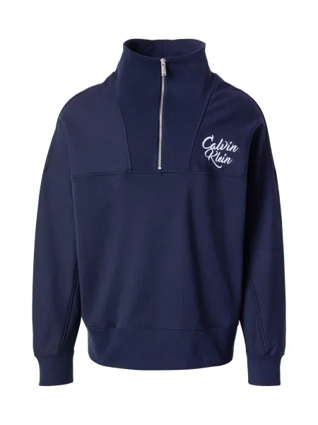 Calvin Klein Jeans Mikina námornícka modrá