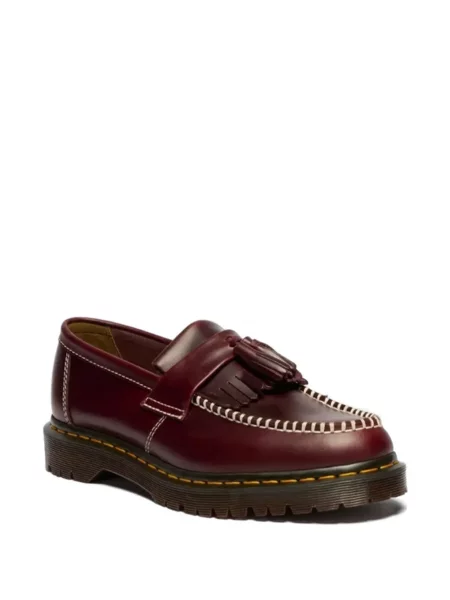 Кожени лоуфъри Dr. Martens червено