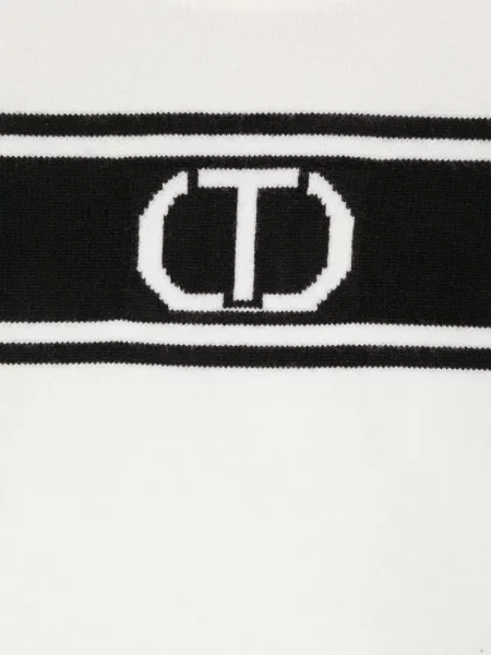 Sweter dziecięcy Twinset biały