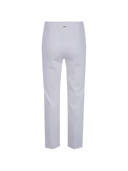 Pantaloni Twinset cu autograf alb