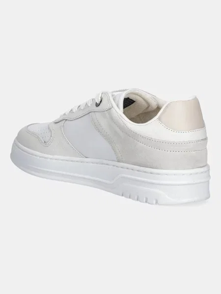 Tenisky Tommy Hilfiger TH SPORTY CUPSOLE TUMBLED LTR bílá