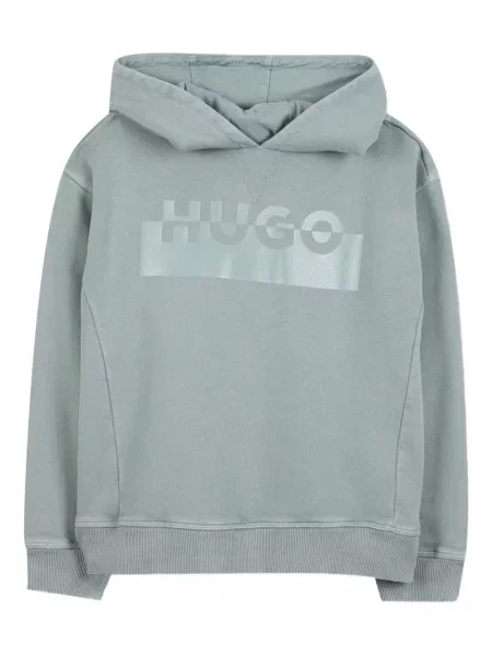 Bluza z kapturem dziecięca Hugo niebieska