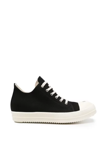 Șapcă Rick Owens Drkshdw cu șireturi cu vârf închis din dantelă negru