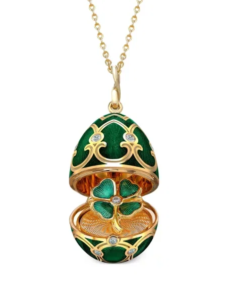 Colier Fabergé galben
