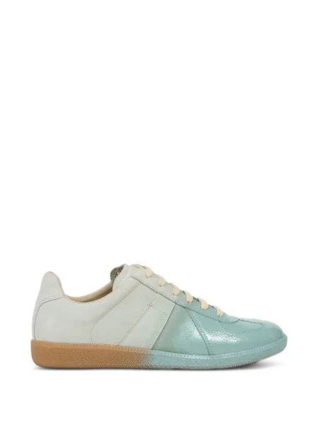 Sneakerși Maison Margiela cu șireturi din dantelă albastru