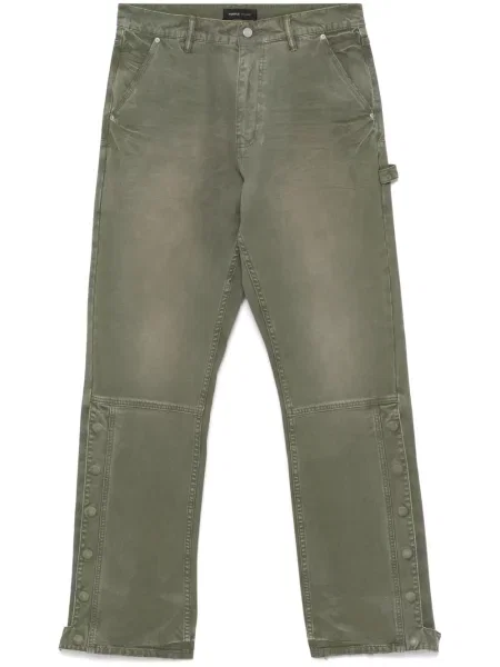 Cvaknutí kalhoty Purple Brand zelené