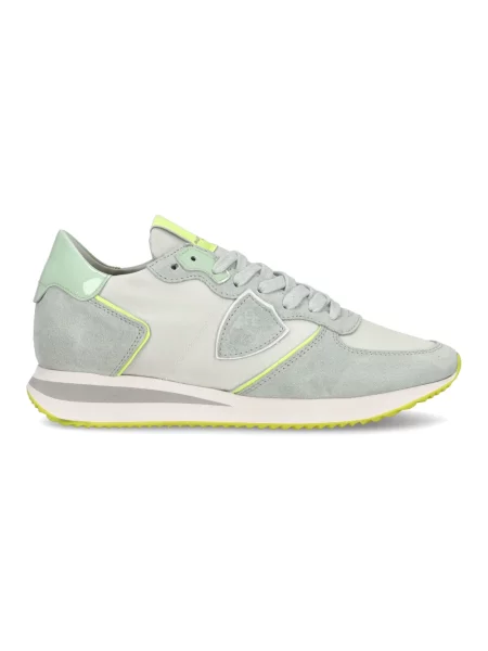 Buty do biegania Philippe Model zamszowe do biegania zielone