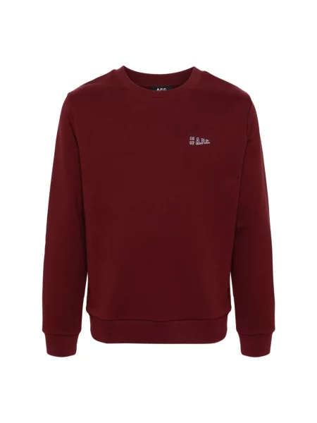 Bluza sportowa A.p.c. z nadrukiem czerwona