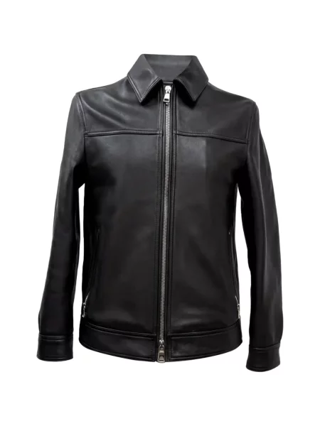 Geanta de piele Mr P. negru