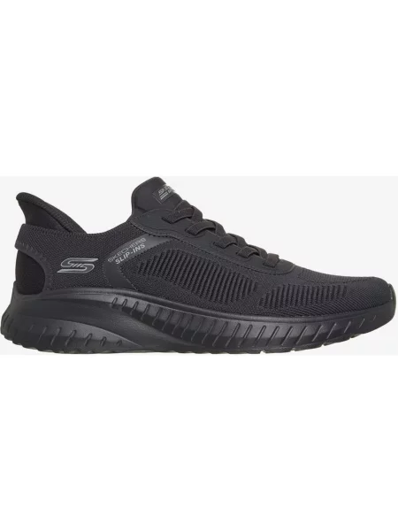 Buty do biegania Skechers Bobs Sport Squad Chaos Solid Step ciemnoszary 40 czarny