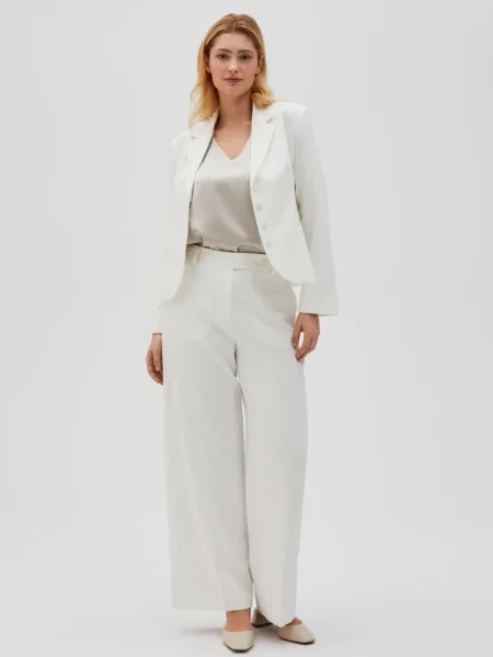 Pantaloni Marisse alb