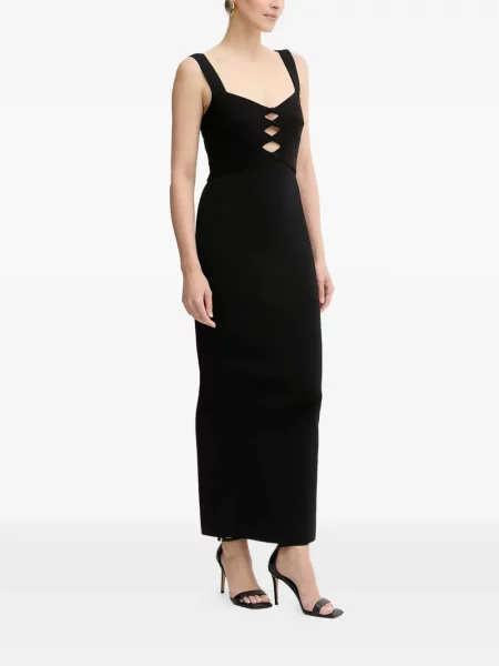 Rochie maxi Hervé Léger de costum negru