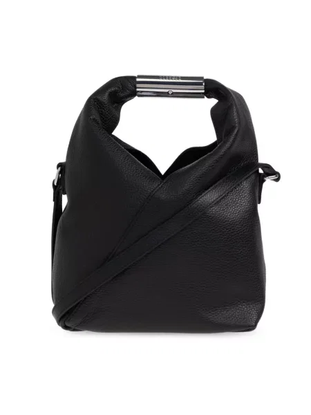 Maison Margiela torebka skórzana czarna