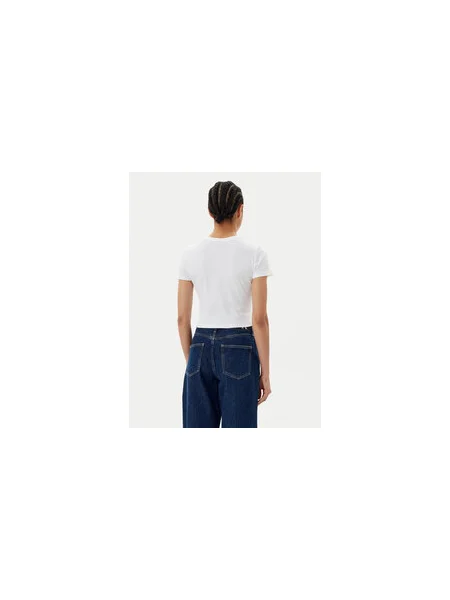 HUGO Póló Cropped Fit fehér