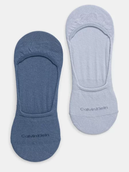 Чорапи Calvin Klein 2 броя синьо