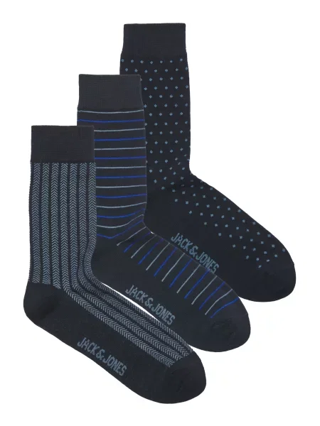 JACK & JONES Șosete JACCOLE / bleumarin / porumbel / deschis albastru