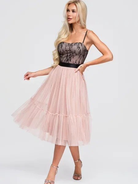 Rochie de cocktail Edoti negru