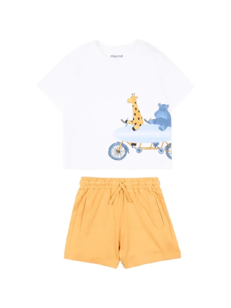 Dětské kraťasy Mayoral bílé