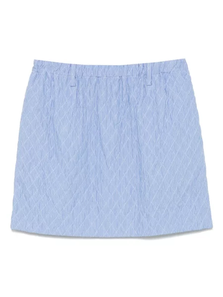 Mała mały spódnica mini N°21 w paski niebieska