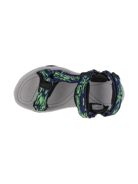 CMP Hamal detské sandále b.blue/verde fluo čierna