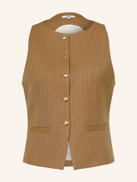 Maje Kamizelka beige beżowa