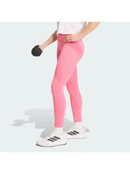 Legginsy 3 Stripes Studio All Me X-Over różowe
