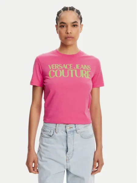 Versace Jeans Couture Marškinėliai rožinė