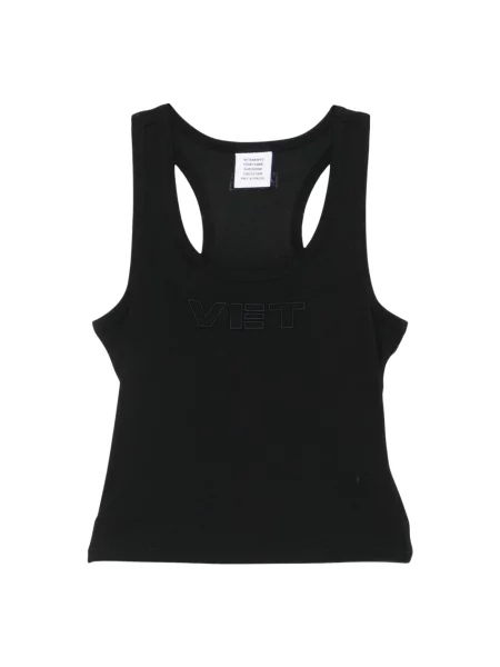 Top Vetements bez rękawów czarny